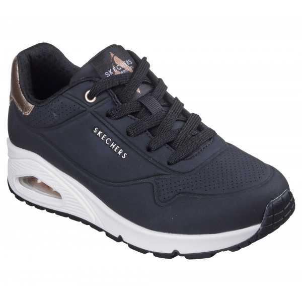 310545l-blk- Skechers uno Gen1 Shimmer jr
