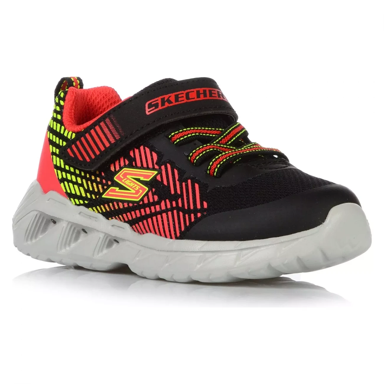 401506n-bkrd Skechers Meteor Lights