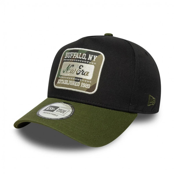 60758980 New Era Camo Patch Black 9Forty