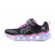 302689l-bkmt Skechers Heart Lights