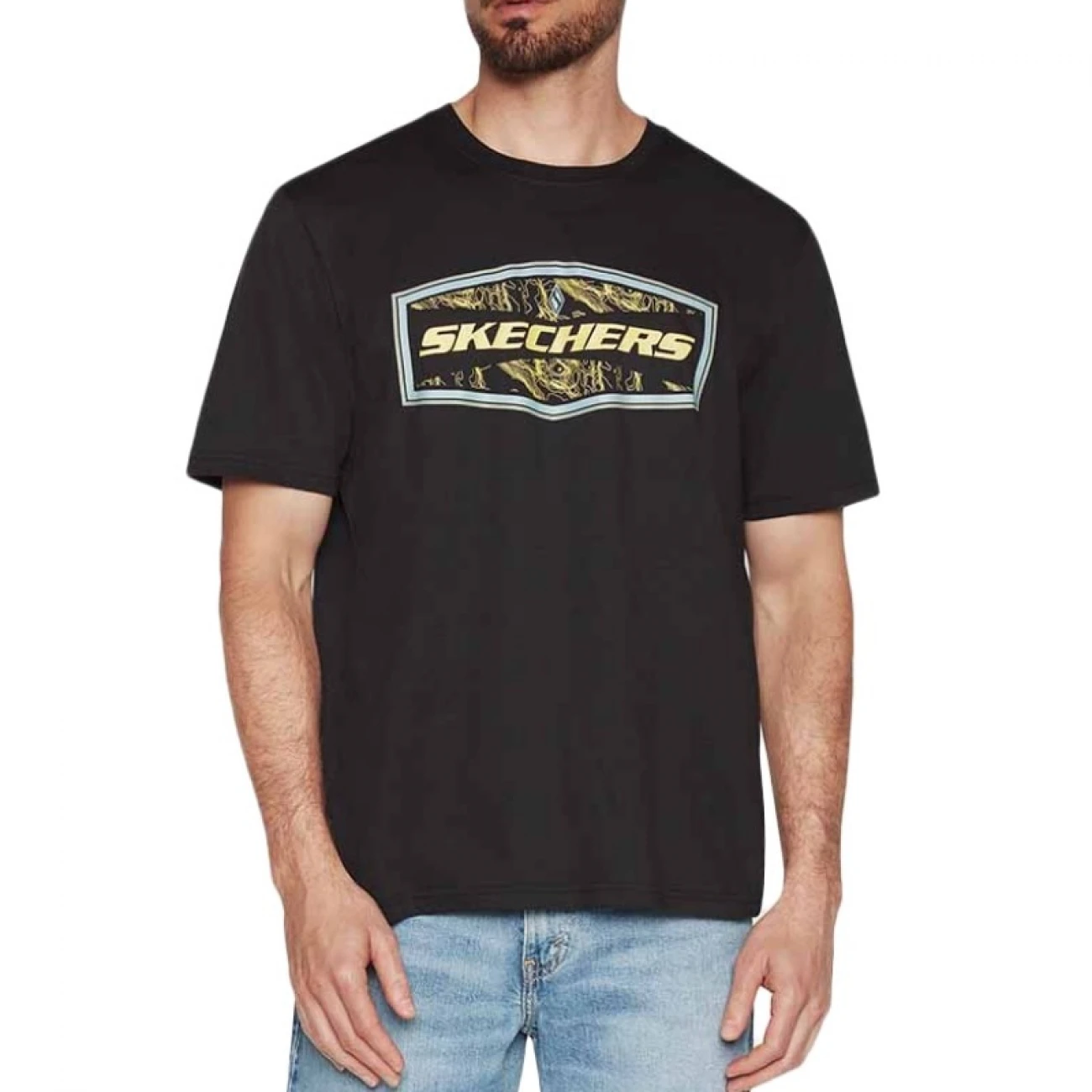 mts368-blk Skechers póló